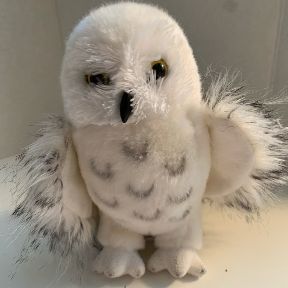 Douglas Wizard Snowy Owl plush. For 2 years and older soft and cuddly